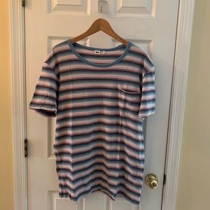 Uniqlo Striped Pocket Tee